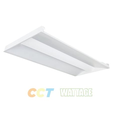 Portor 2x4 LED Troffer, CCT and Wattage Selector PT-TRO-24-3CP